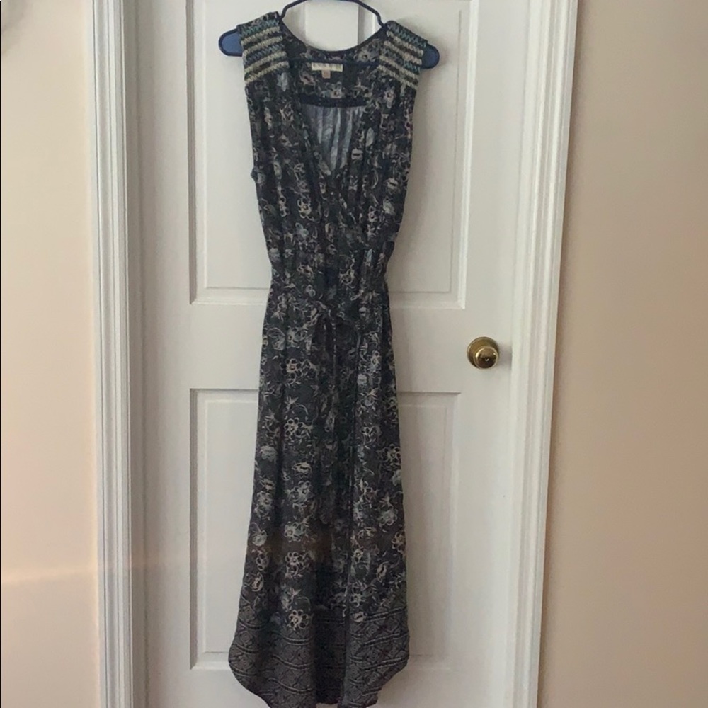 XXL navy blue wrap dress